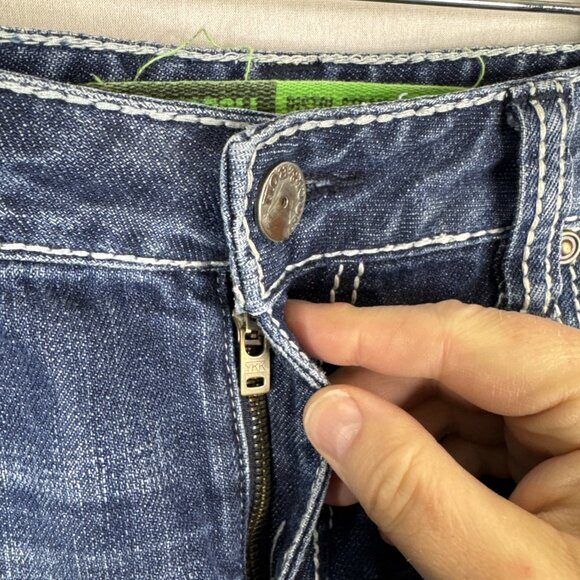 Rock & Roll Cowboy Dark Wash Straight Leg Jeans Men’s 34X36 - Picture 3 of 9